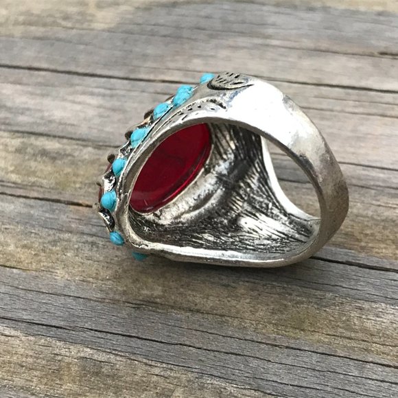 Valentines Day Gift For Him Men Ring Fashion Jewel - Picture 8 of 10